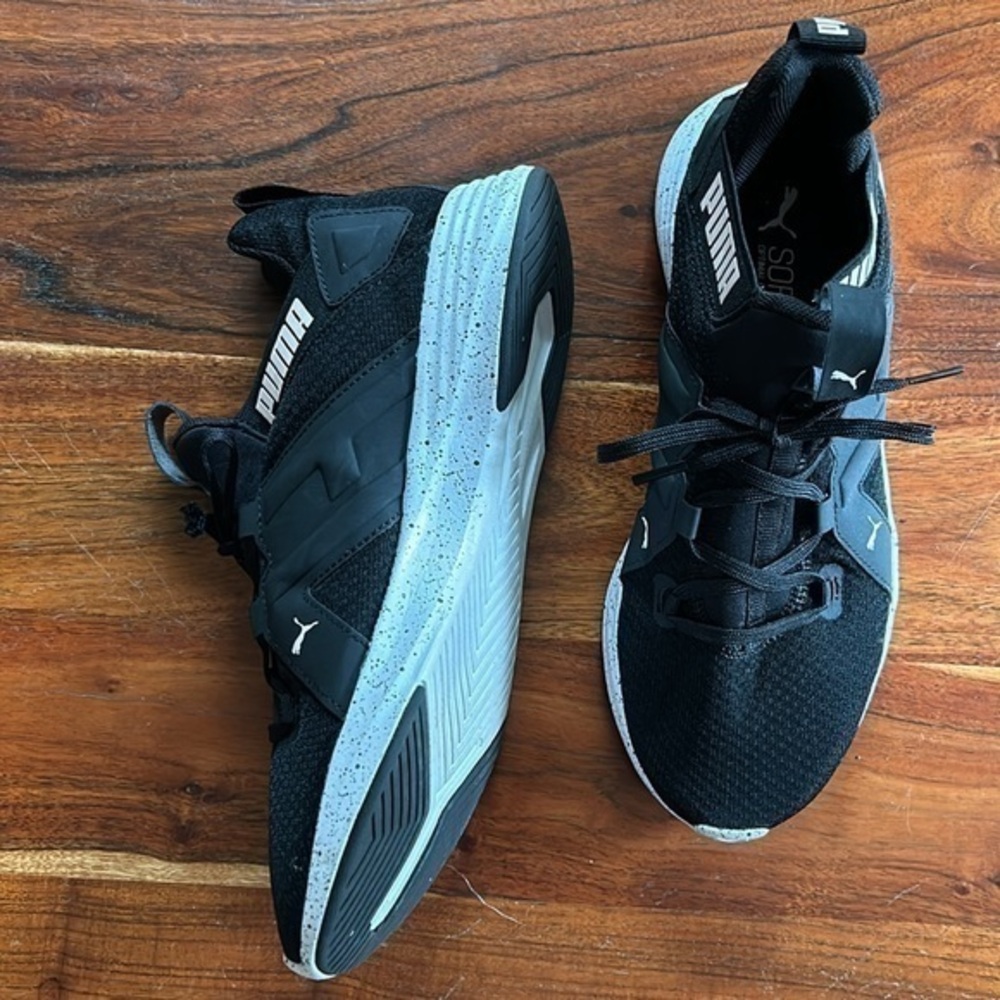 NEW PUMA Women's CONTEMPT DEMI MESH SoftFoam Plus Sneakers Shoes BLACK